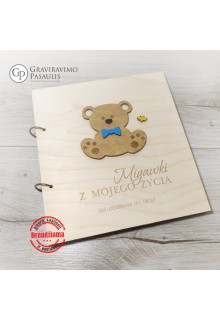 Medinė palinkėjimų knyga  "Migawki..."